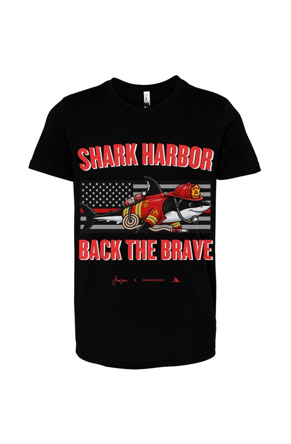 The Firefighter Shark Youth Tee Jaxson Edition