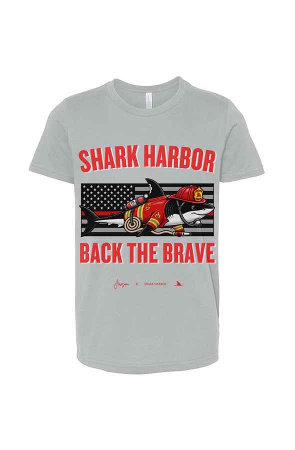 The Firefighter Shark Youth Tee Jaxson Edition