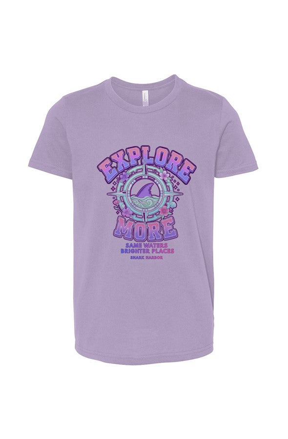 The Explore More Youth Tee Girly Edition