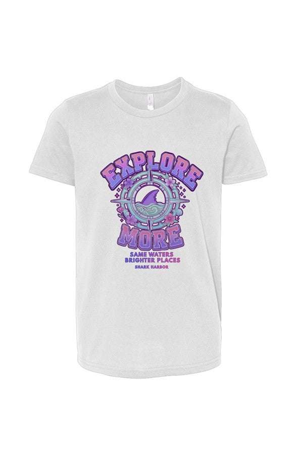The Explore More Youth Tee Girly Edition