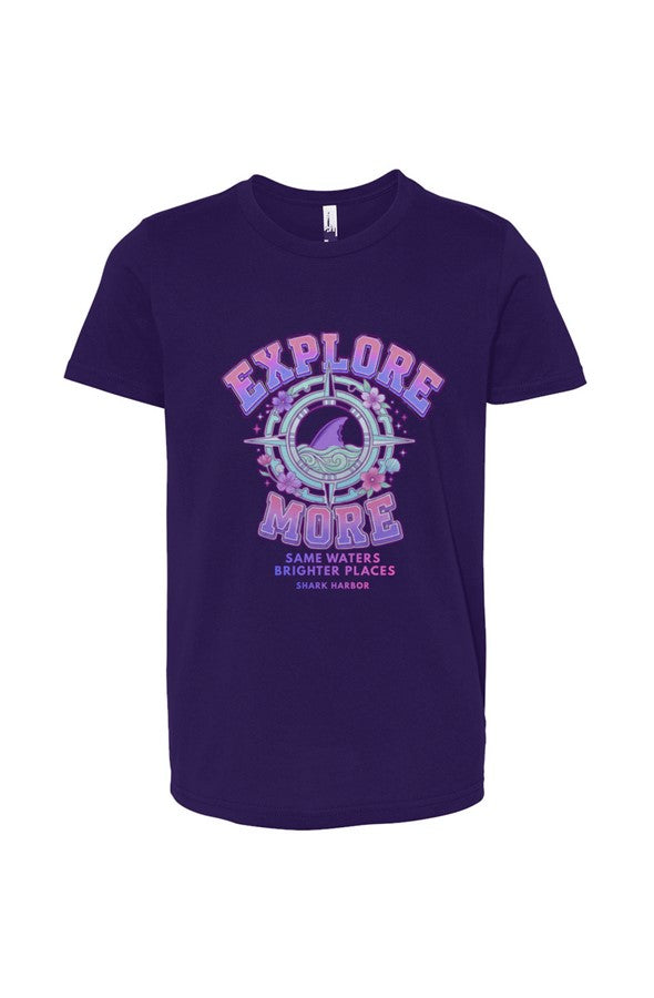 The Explore More Youth Tee Girly Edition