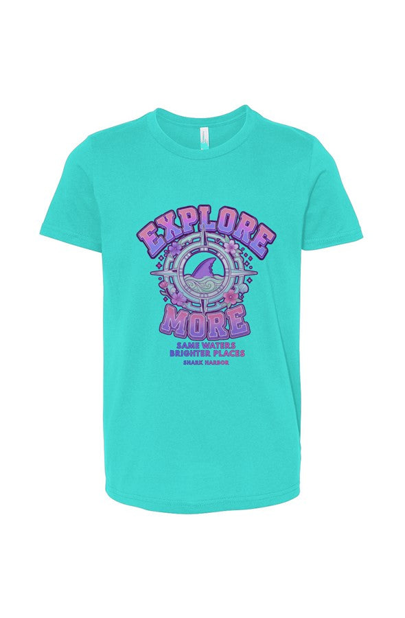 The Explore More Youth Tee Girly Edition