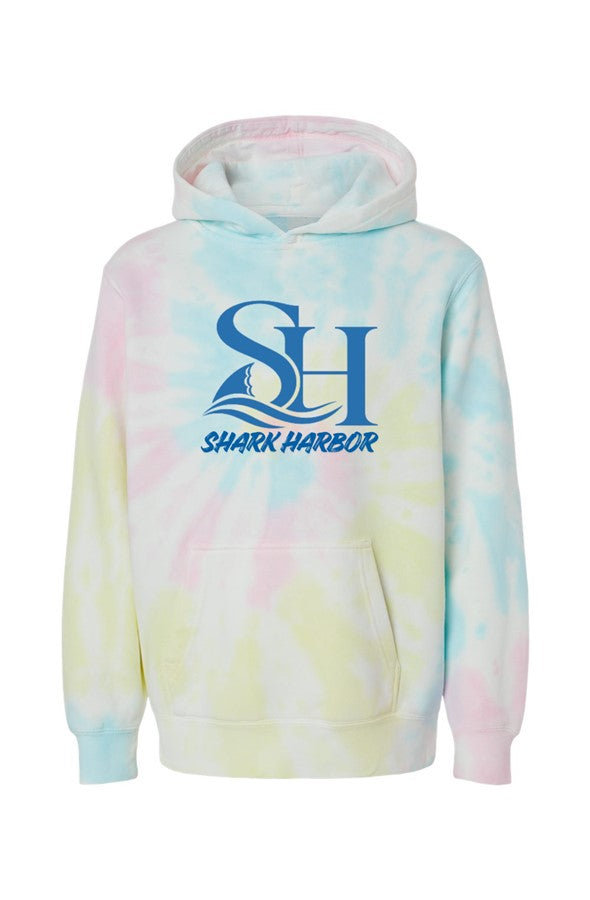 The Sunset Swirl Tie Dye Youth Hoodie